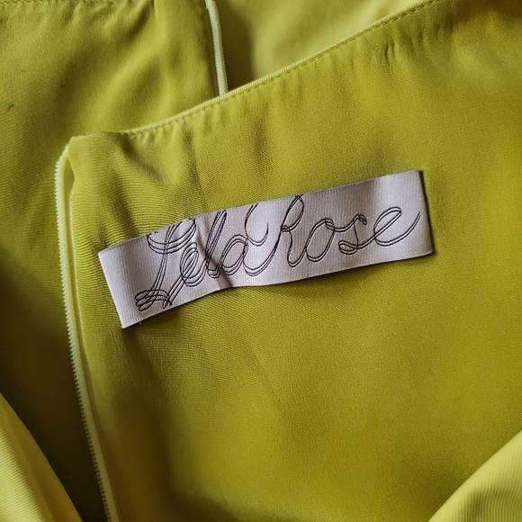 Lela Rose Deep V Knot Twist Dress - Picture 5 of 5